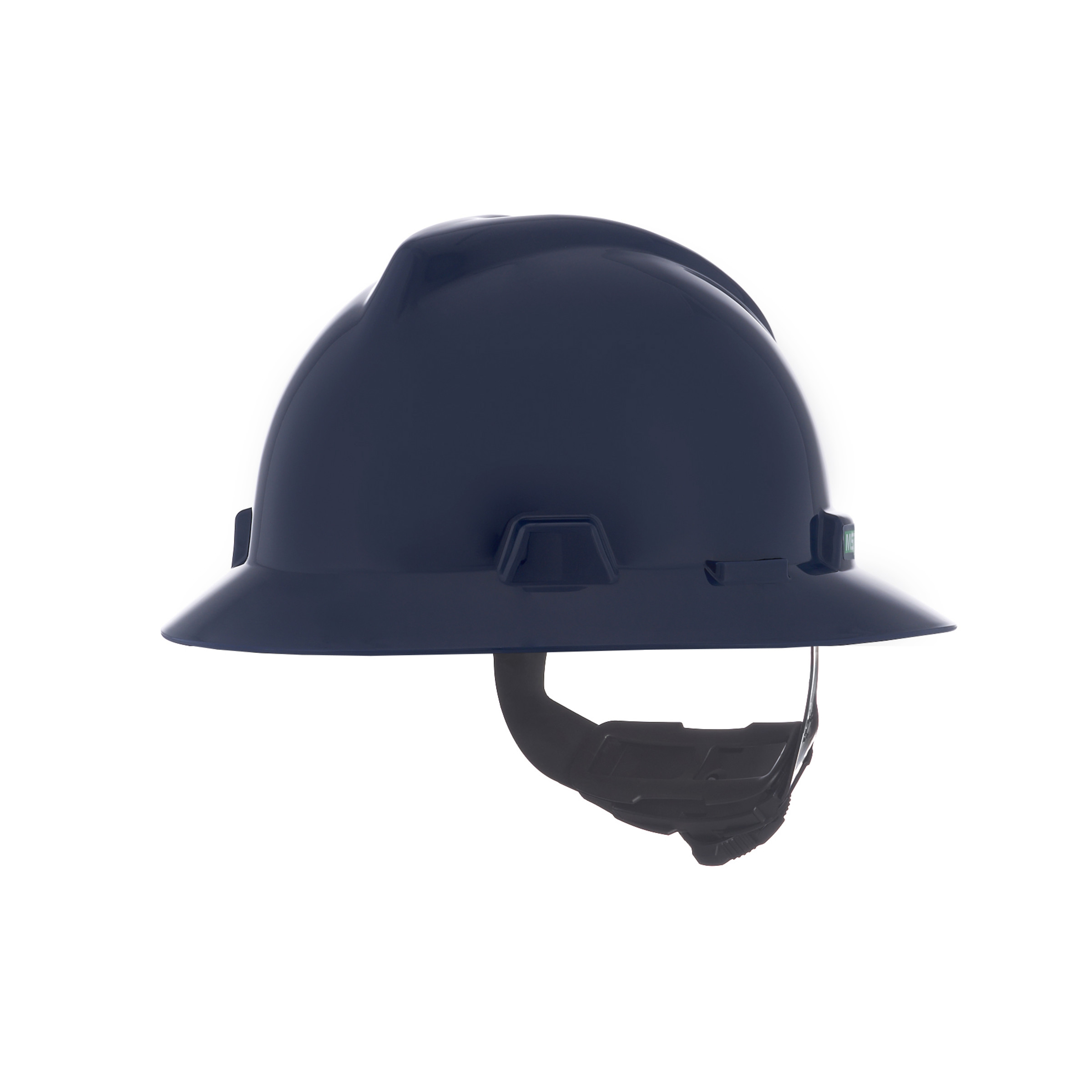 V-Gard Slotted Full-Brim Hat, Dark Canadian Blue, w/Fas-Trac III Suspension